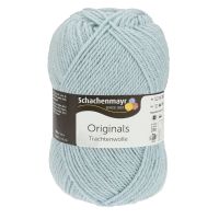 Fir de lana, aspect rustic si traditional pentru tricotat si crosetat, grosime fir nr 4 Mediu, 185 m, 100 g, Trachtenwolle Bleumarin 00056