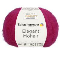 Fir Elegant Mohair, fir moale cu 50% mohair, 215 m, 25 g, ciclam 00036