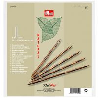 Set andrele Knit Pro Natural, 30 buc andrele, cu 2 varfuri ascutite, dimensiuni cuprinse intre 2-4.5 mm, lemn natural, 20 cm lungime 
