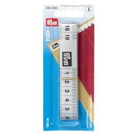 Centimetru croitorie autoadeziv, finisaj argintiu ,150 cm Prym, 282690