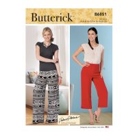 Tipar pantaloni evazati si pantaloni drepti B 6851