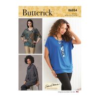 Tipar bluze evazate cu maneci cazute B 6854