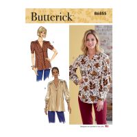 Tipar bluza incretita la umeri si spate B6855