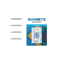 Set 5 ace Combi Stretch Schmetz, 4 X Universal, 1 X Stretch