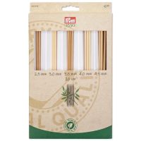Set 25 andrele bambus cu doua capete, 2.5-4.5 mm, 20 cm lungime, Prym