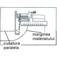 Picioruş cu ghidaj pentru cusaturi paralele F035N, 