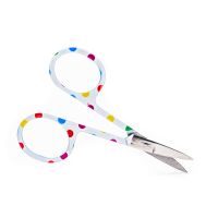 Forfecuta broderie-detalii Korbond cu buline colorate