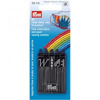 Ace fine pentru broderii si cusut margele, 25 ace, 5 modele, Prym, 125110