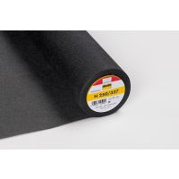 Insertie, Intaritura termocolanta pentru bumbac, ideala mansete, betelii, craft, 90x100 cm, culoare negru, 62 gr, Vlieseline H250