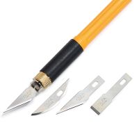 Art Knife, cutter universal, pentru piele, hartie, plastic, sculptura cu 3 lame, Prym 611395