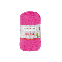 Fir textil Scholler Limone 38 pentru tricotat si crosetat, 100% bumbac, Roz, 125m