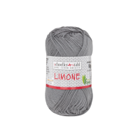 Fir textil Scholler Limone 91 pentru tricotat si crosetat, 100% bumbac, Gri Elefant, 125m