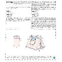 Tipar sac de dormit pentru papusi M7268