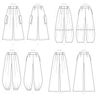 Tipar pantaloni M 7907