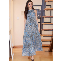 Tipar rochie cu volan M 7943