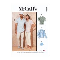 Tipar camasa unisex si palarie M 8263