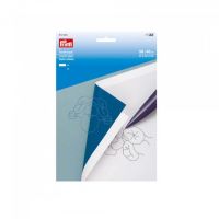 Hartie transfer pentru croit, cusut, brodat, alb/albastru, Prym, 2 coli 58x57 cm, Prym, 610464