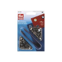 Set ocheti de 5 mm, alama cu dispozitiv de montare, 40 buc, Prym 541361