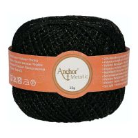 Fir metalizat, Anchor Metallic, negru 00342