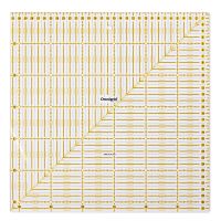 Rigla patrata pentru croitorie, patchwork, design grafic, 31,5 x 31,5 cm, PRYM 611319