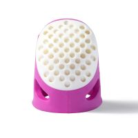 Degetar croitorie, marimea M, roz cu alb, Prym Ergonomics, 431141
