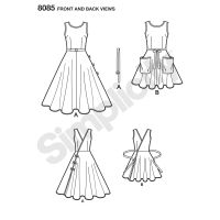 Tipar rochie vintage 8085