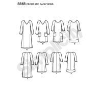 Tipar rochii femei S 8548