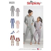 Tipar salopeta de noapte S8520