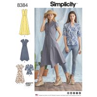 Tipar rochie si top S 8384