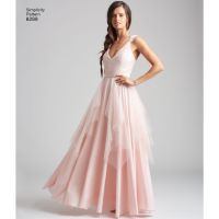 Tipar rochie de ocazie S 8289