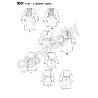 Tipar rochii femei S 8551