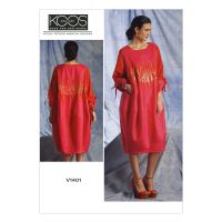 Vogue Tipar rochie supradimensionata