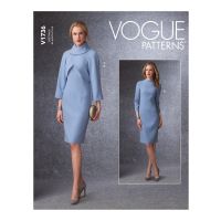 Tipar rochie si bolero petrecut V1736