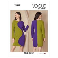 Tipar rochie cambrata V1819