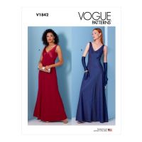Tipar Rochie ocazii speciale, multi-masura Vogue 1842