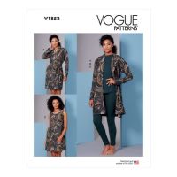 Tipar roba, top, rochie si pantalon, multi-masura Vogue V1852.A