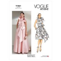 Tipar Rochie evantai ocazii speciale, multi-masura Vogue 1861