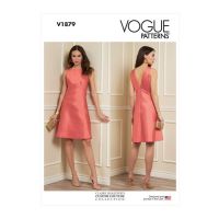 Tipar Rochie, multi-masura Vogue 1879