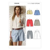 Vogue Tipar pantaloni scurti de dama